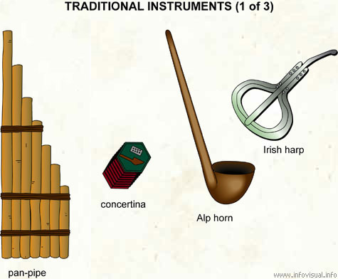 Traditional instruments (1 of 3)  (Visual Dictionary)